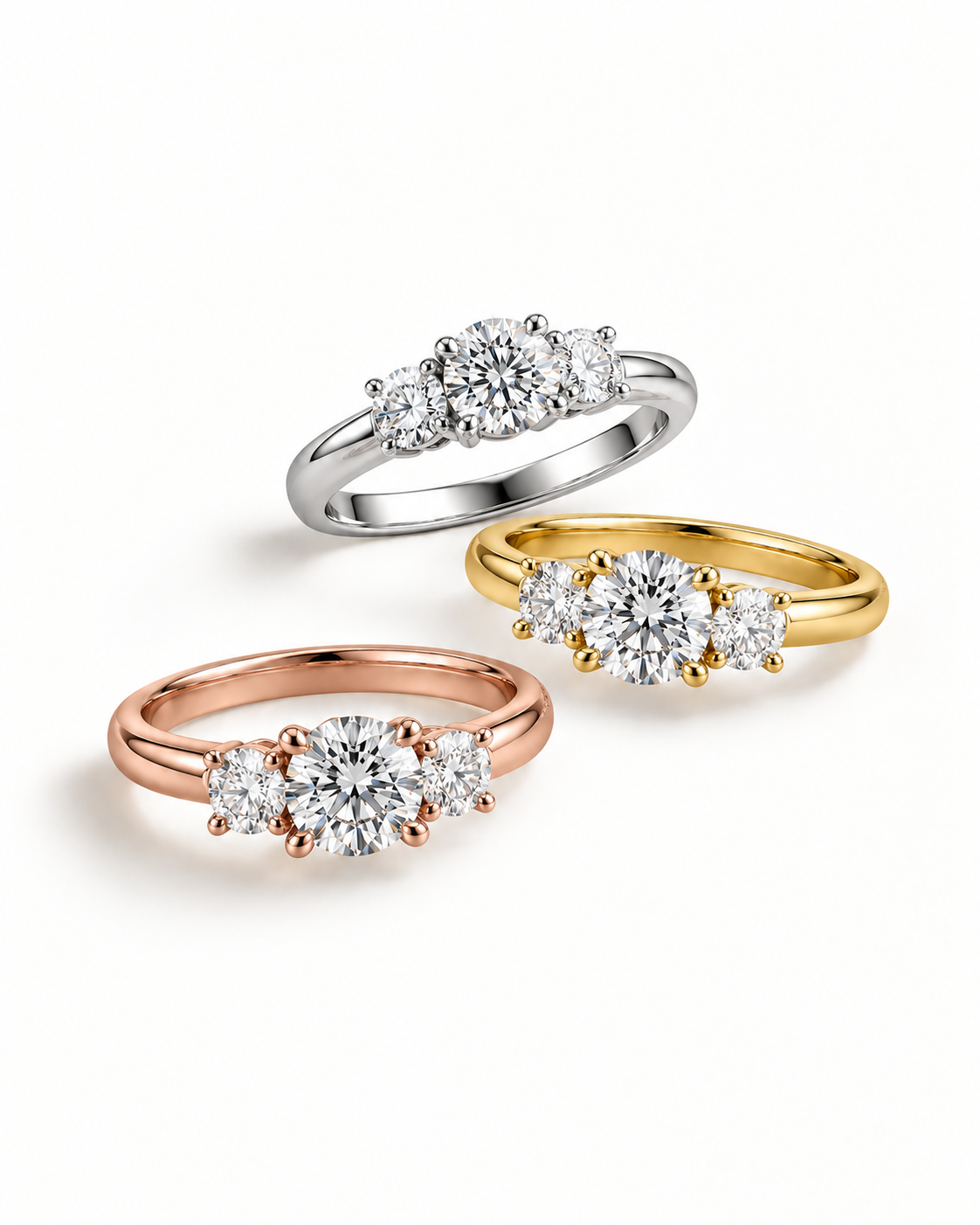 Three Stone Rings
