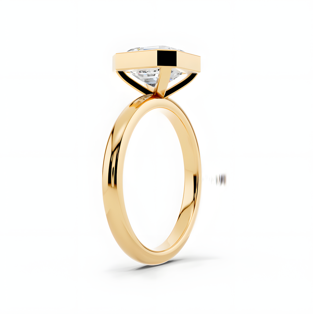 Avera Asscher Frame Ring