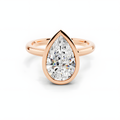 Elara Pear Frame Ring