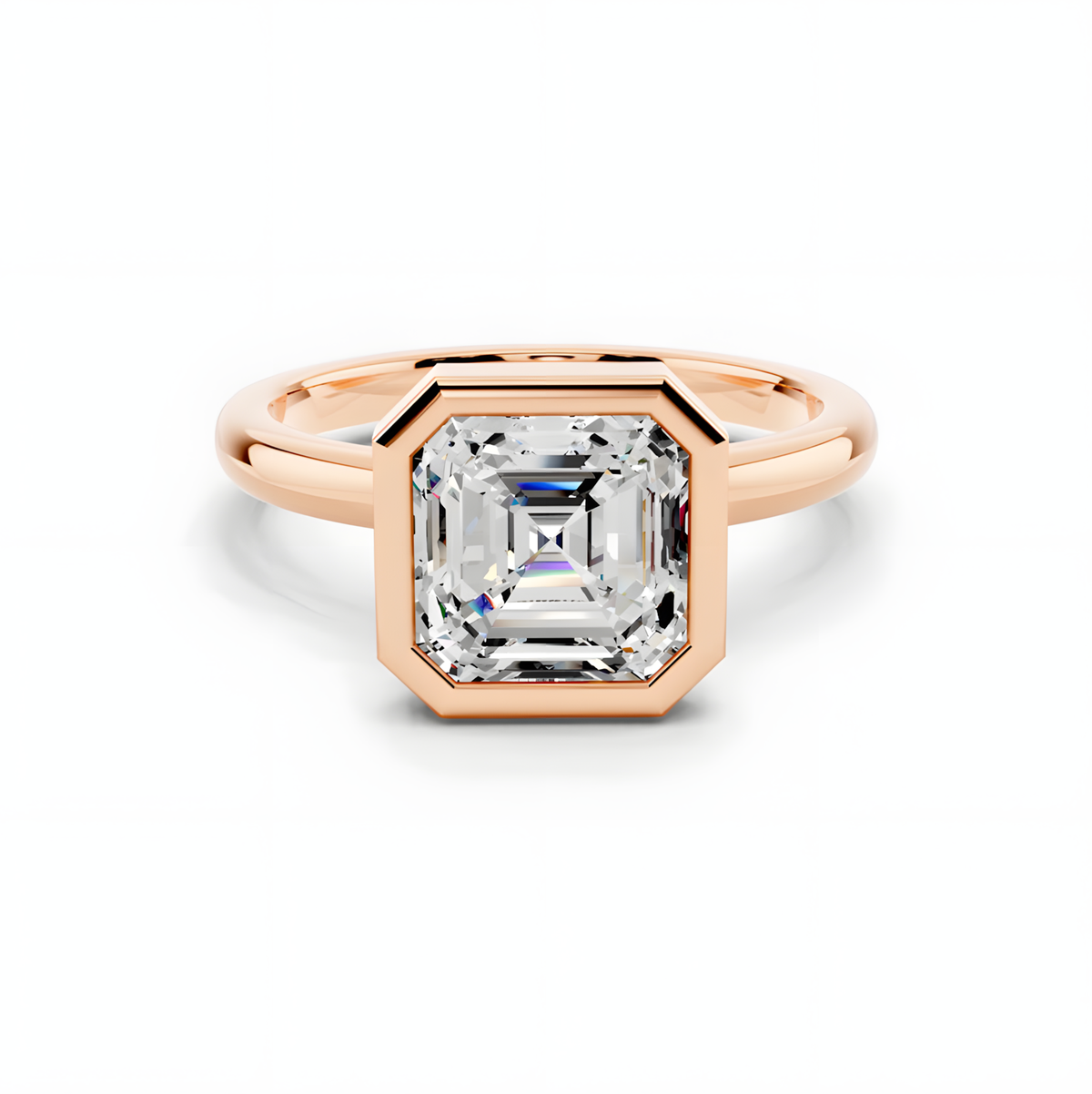 Avera Asscher Frame Ring