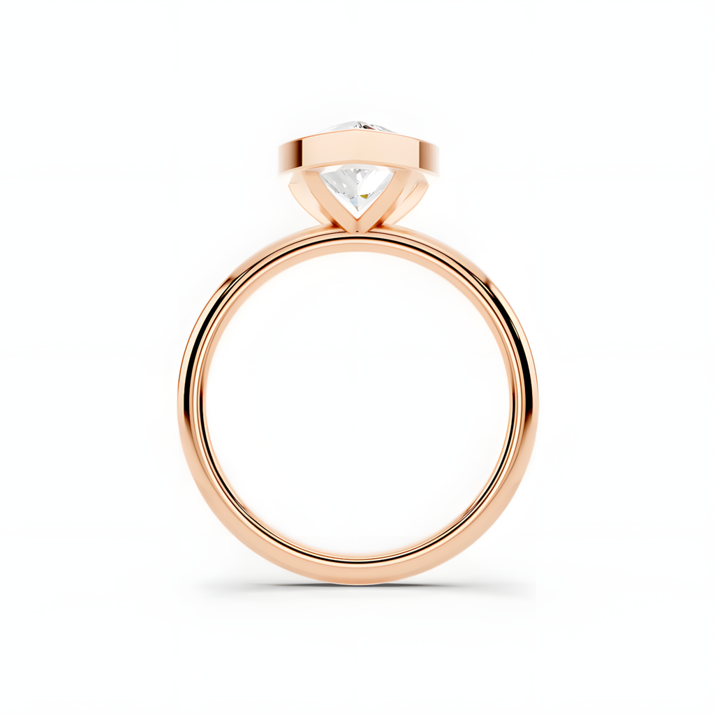 Elara Pear Frame Ring