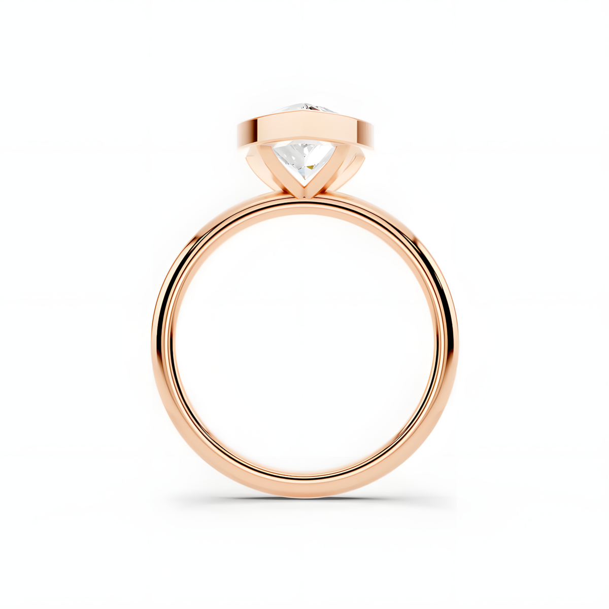 Elara Pear Frame Ring