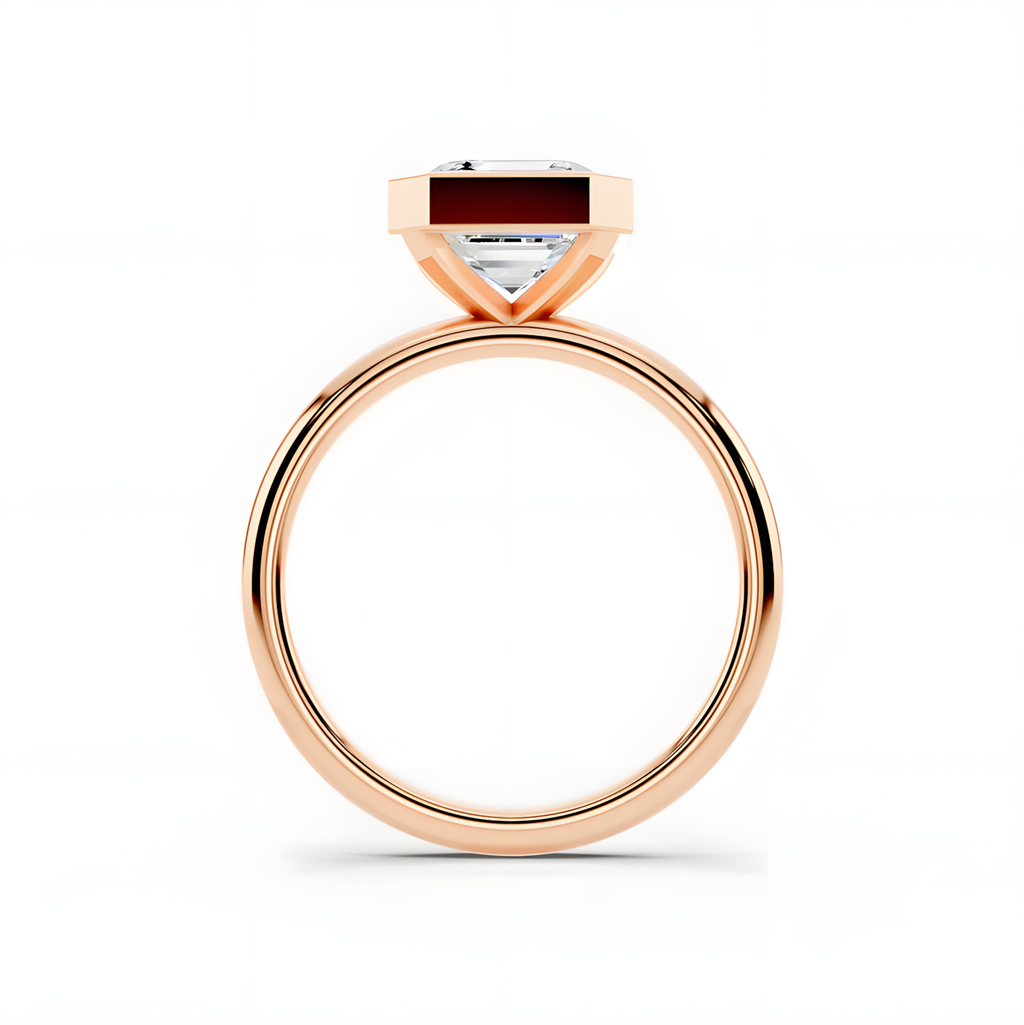 Avera Asscher Frame Ring