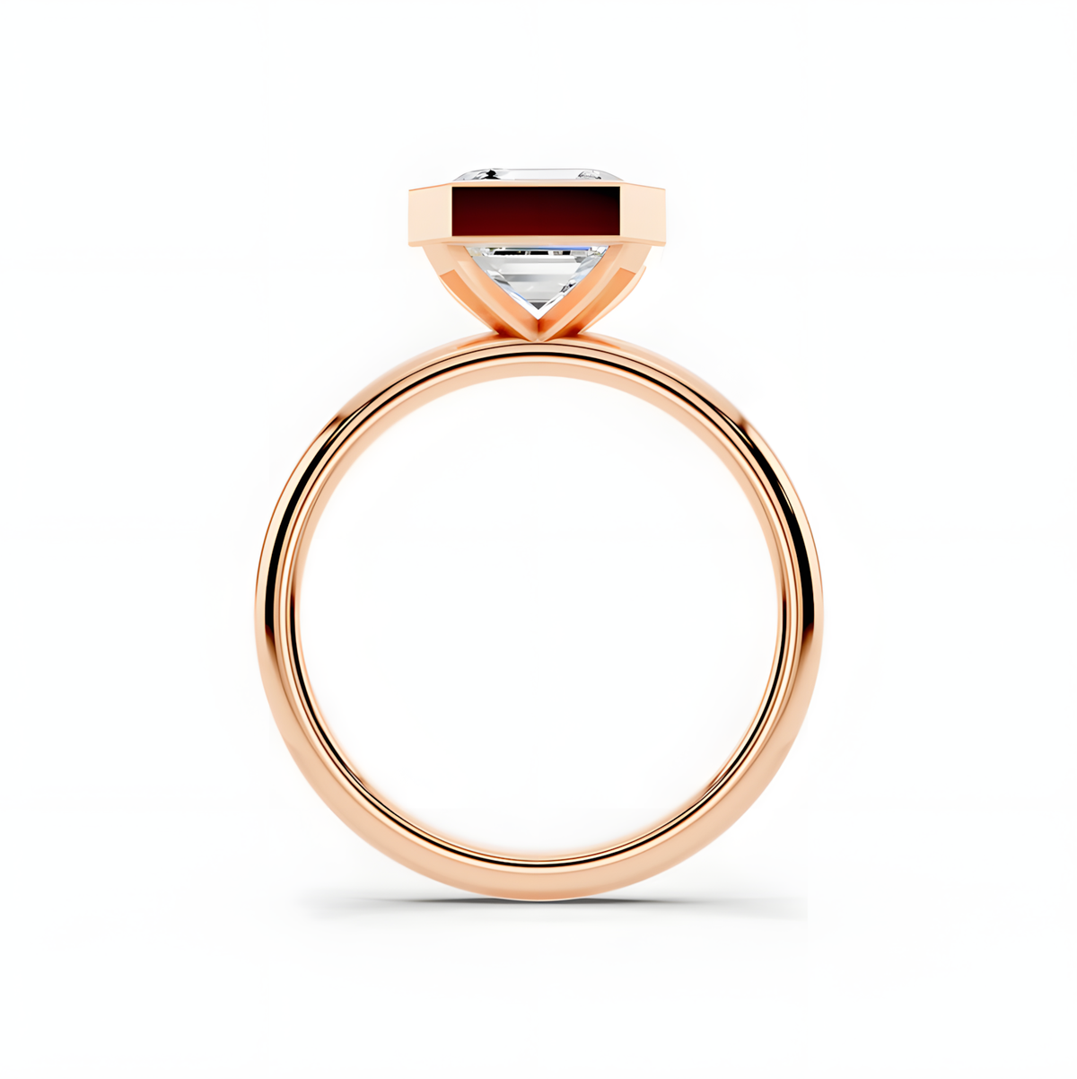 Avera Asscher Frame Ring