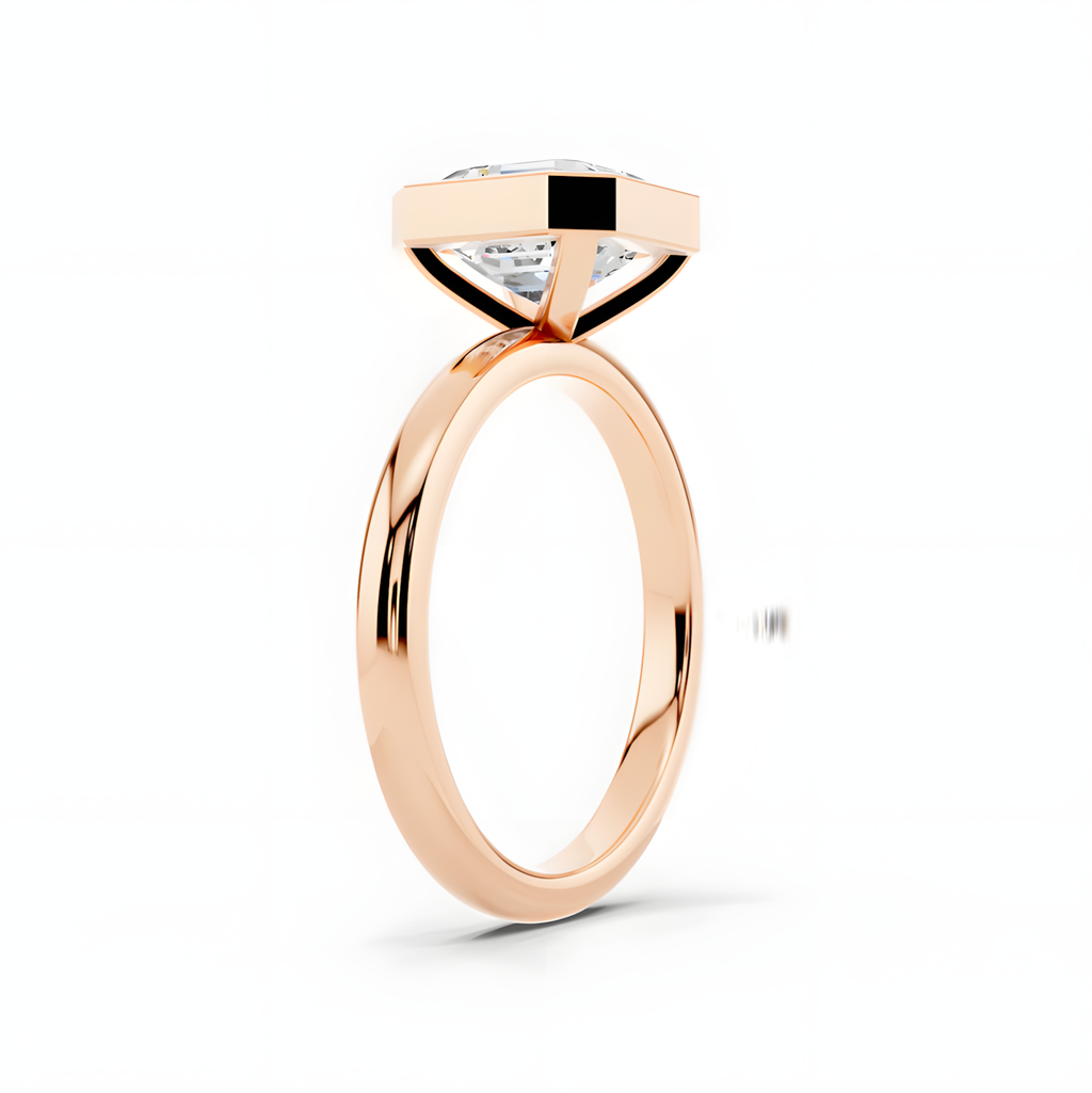 Avera Asscher Frame Ring