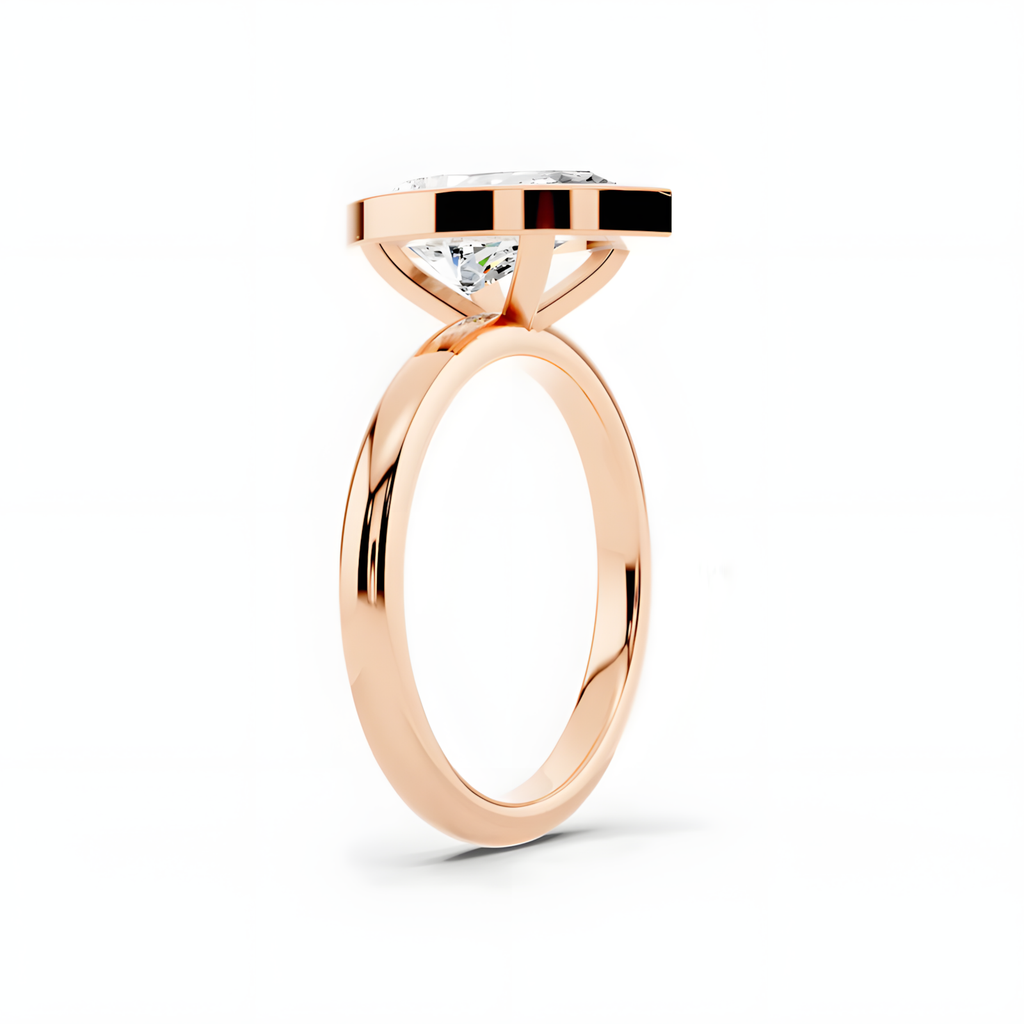 Elara Pear Frame Ring