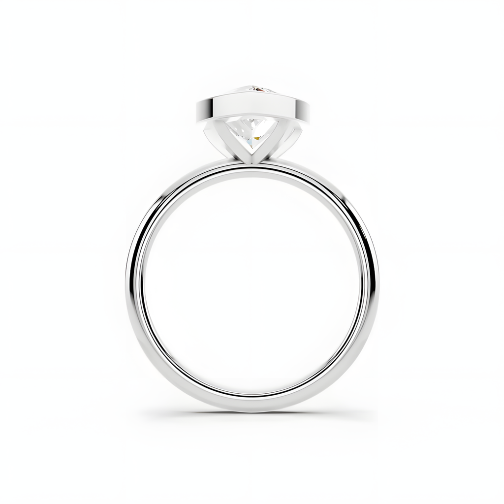 Elara Pear Frame Ring