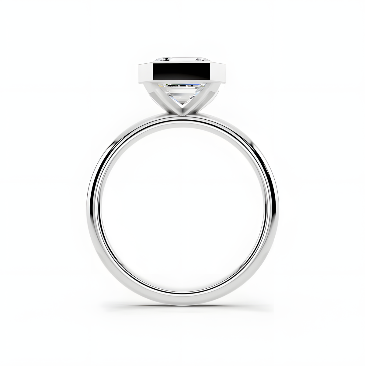 Avera Asscher Frame Ring