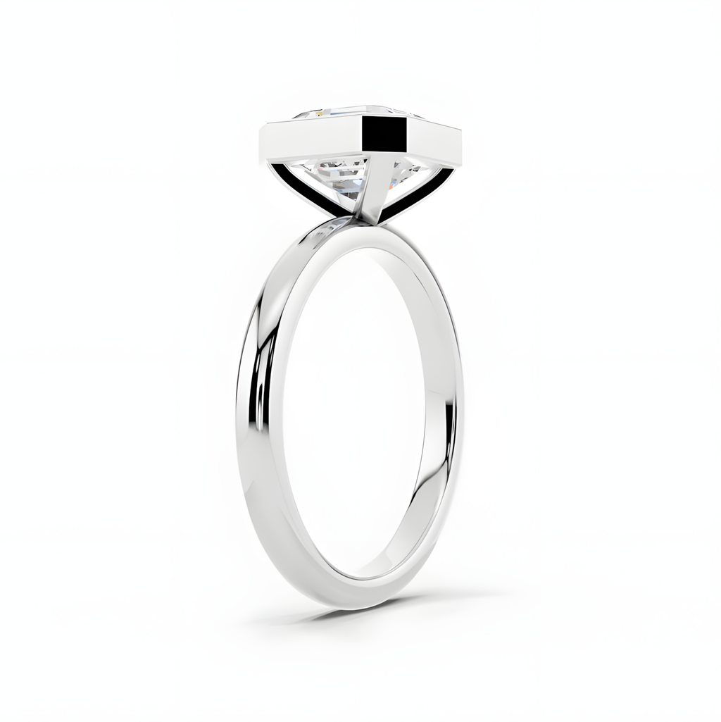Avera Asscher Frame Ring