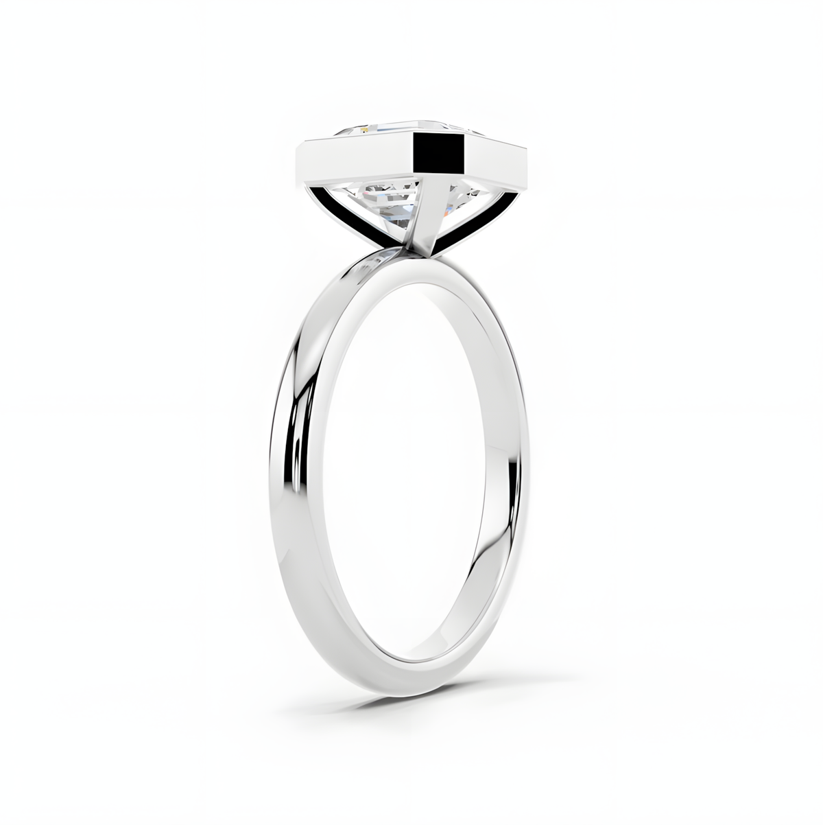 Avera Asscher Frame Ring