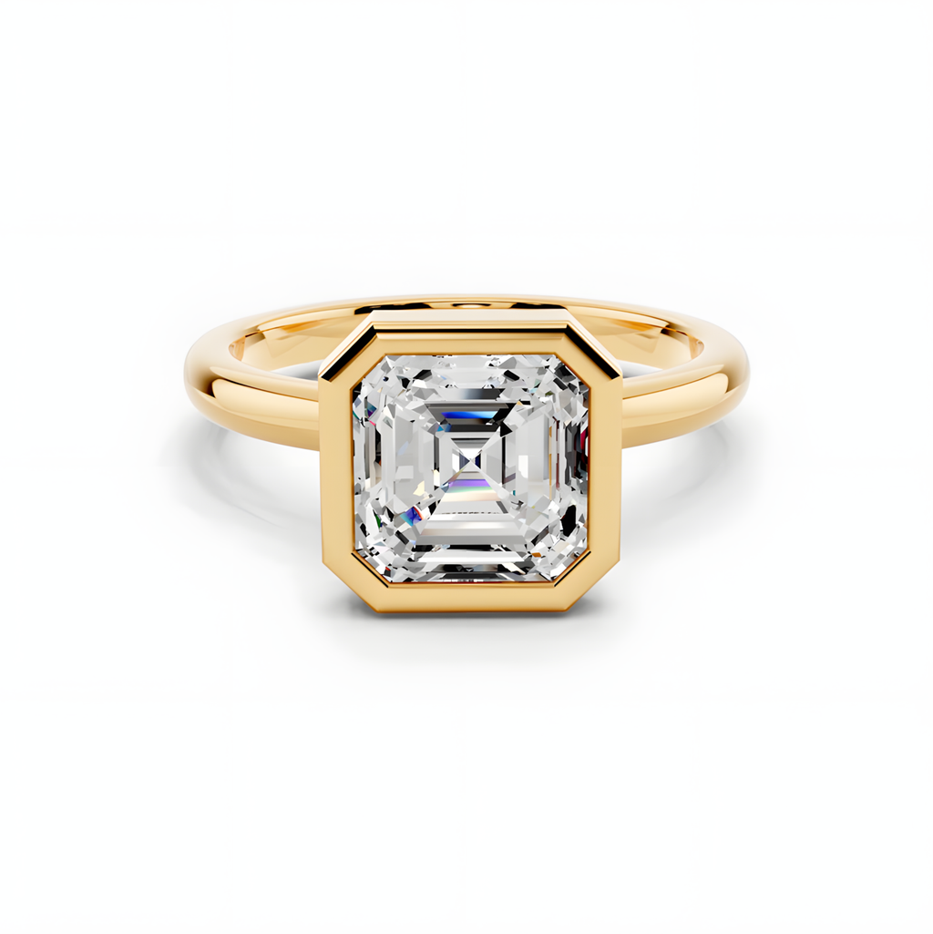 Avera Asscher Frame Ring