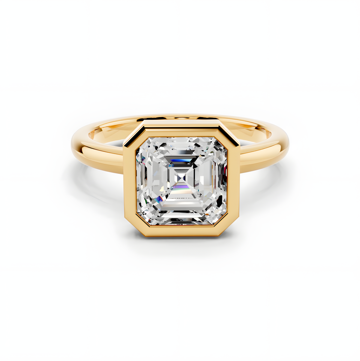 Avera Asscher Frame Ring