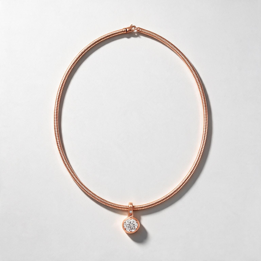 Aurelia Solitaire Necklace.
