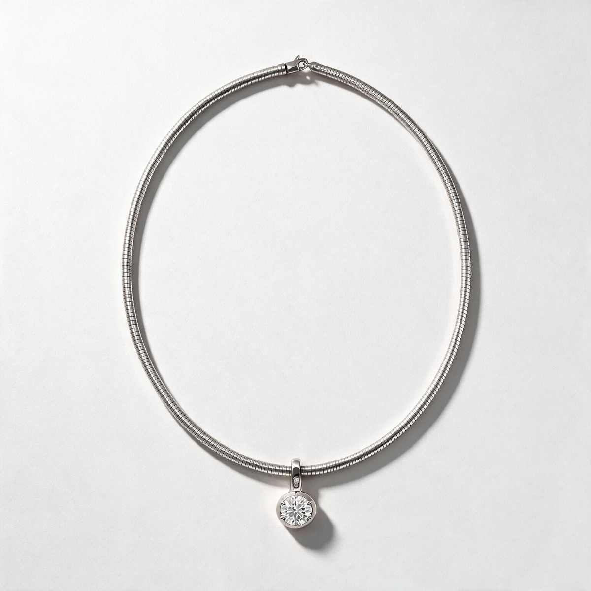 Aurelia Solitaire Necklace.