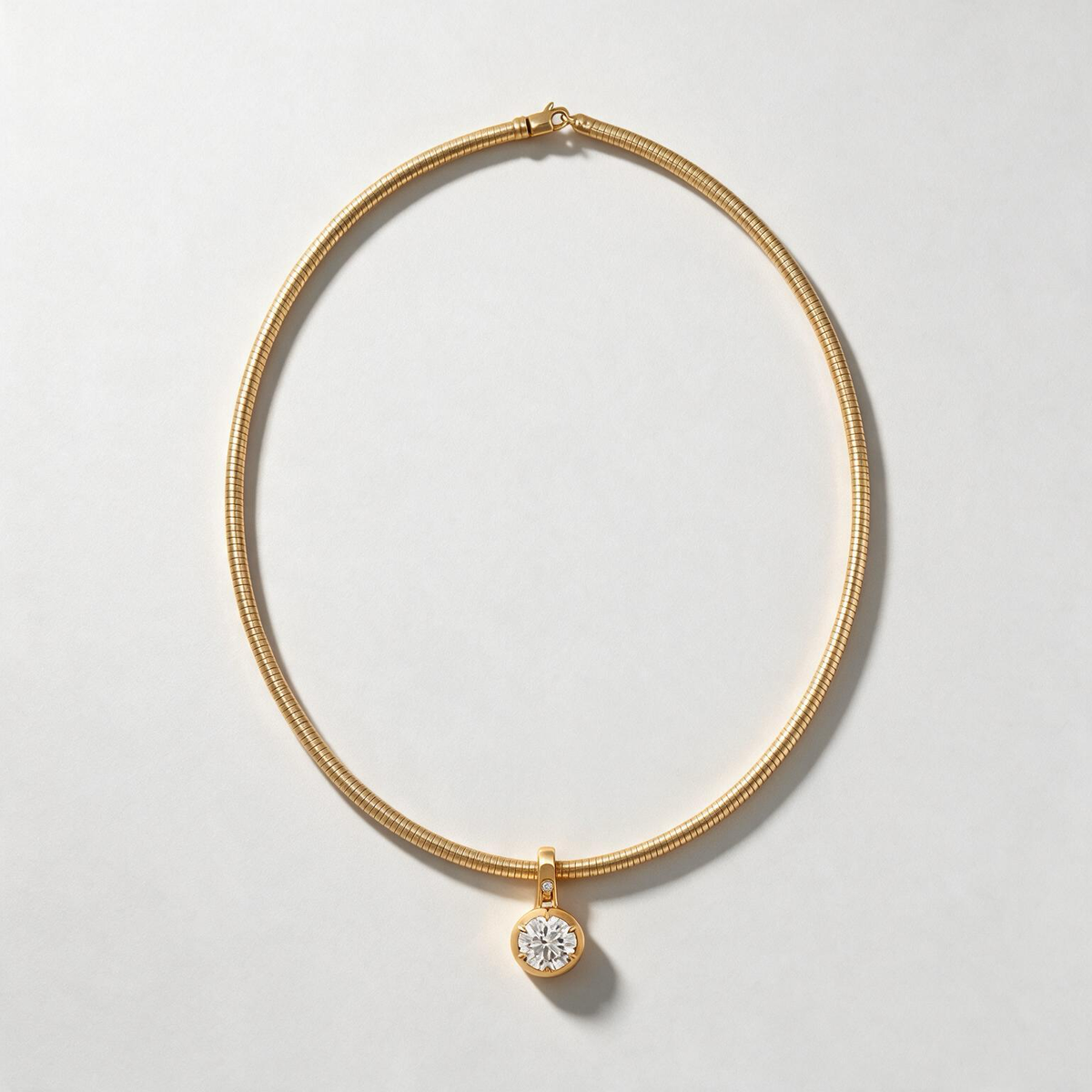 Aurelia Solitaire Necklace.