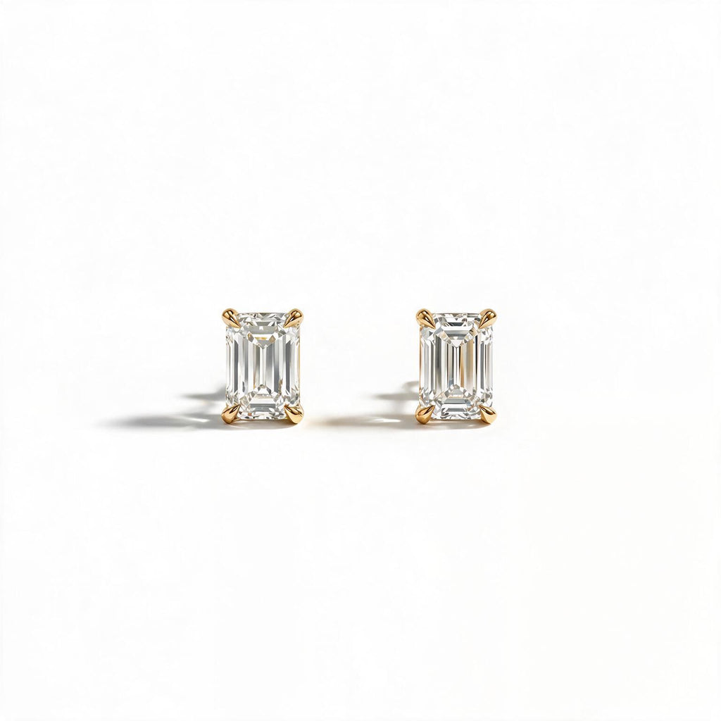 Veyra Emerald Studs