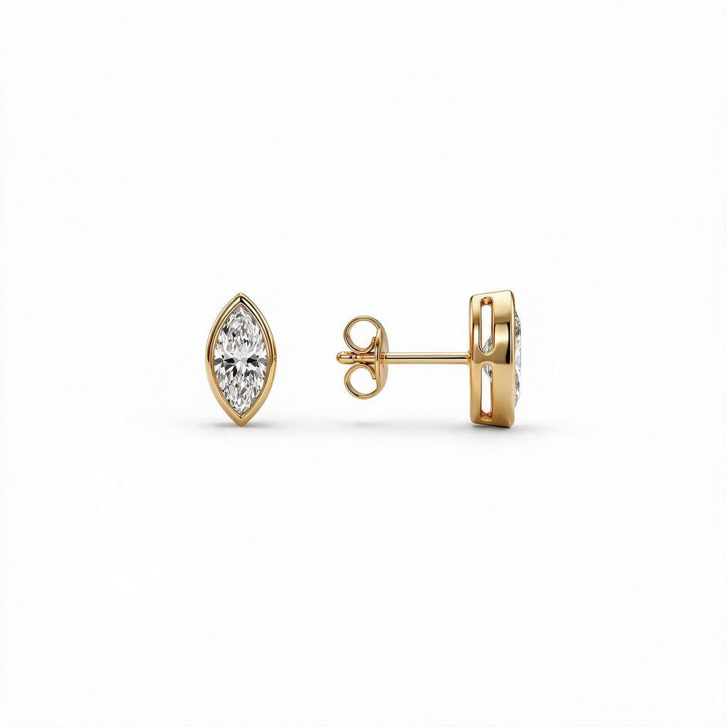 Vela Marquise Studs.