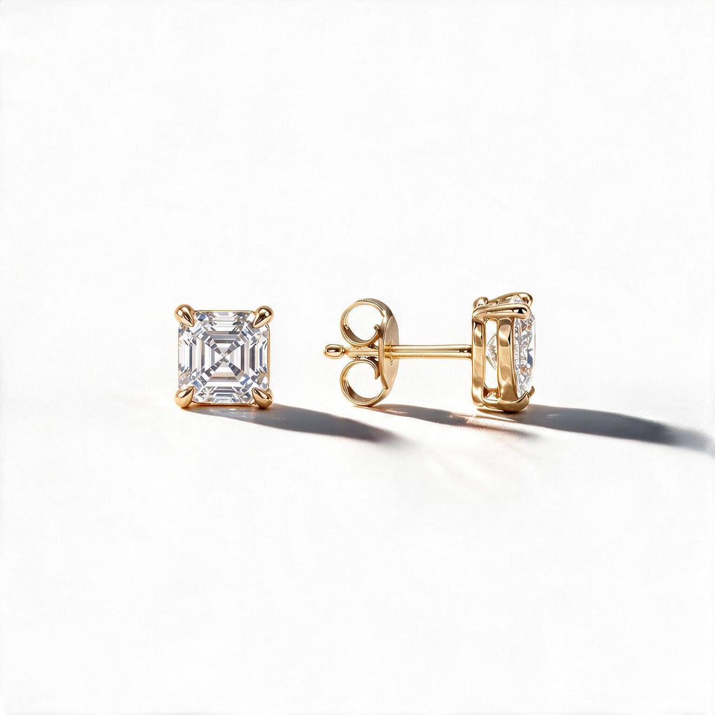 Avera Asscher Studs