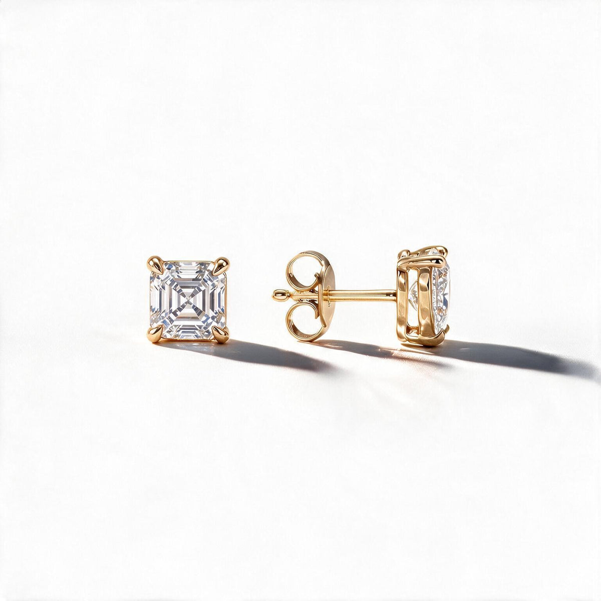 Avera Asscher Studs