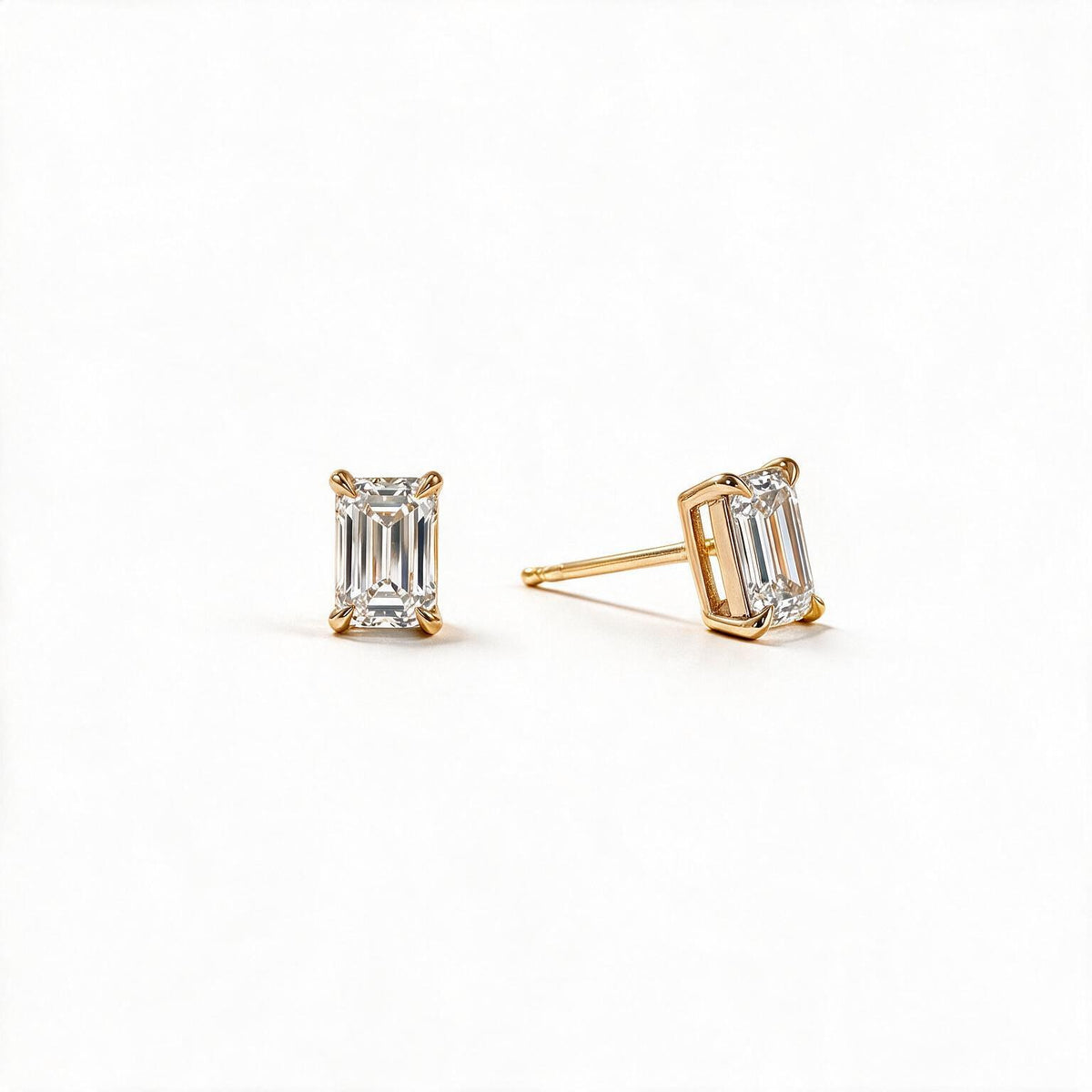 Veyra Emerald Studs