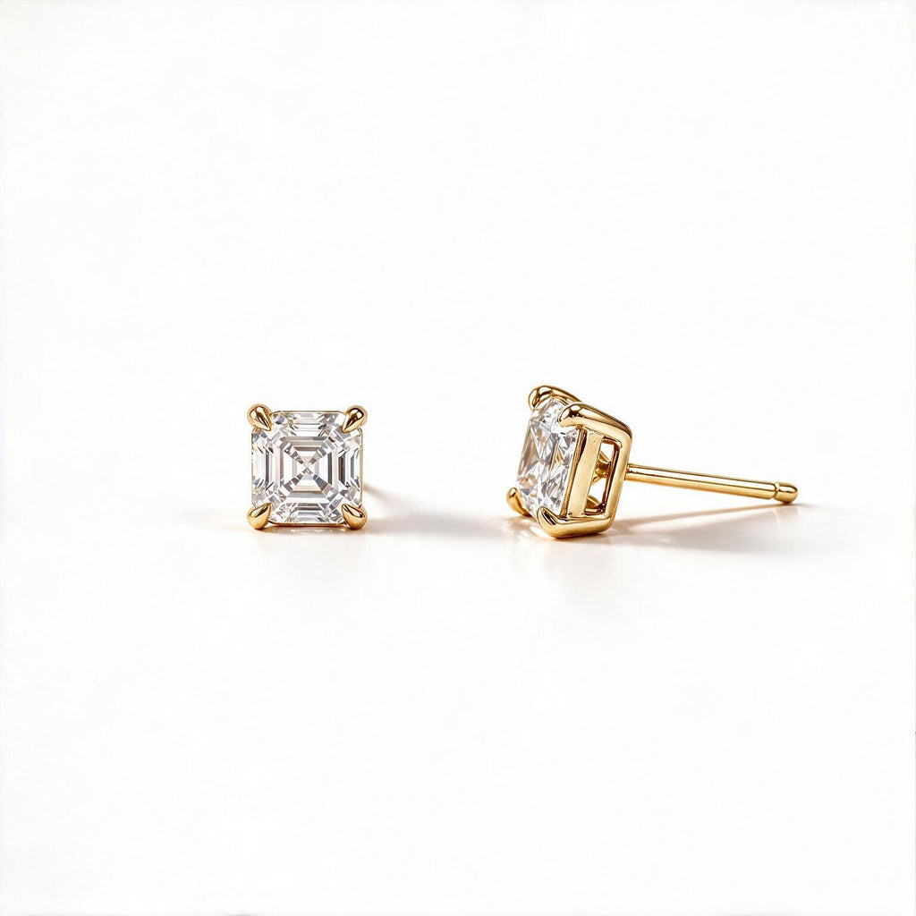 Avera Asscher Studs