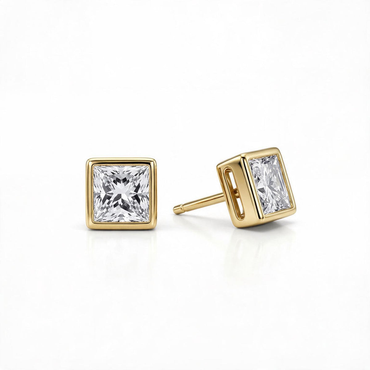 Aure Square Studs