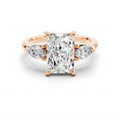 Veyra Elongated Radiant Trinity Ring
