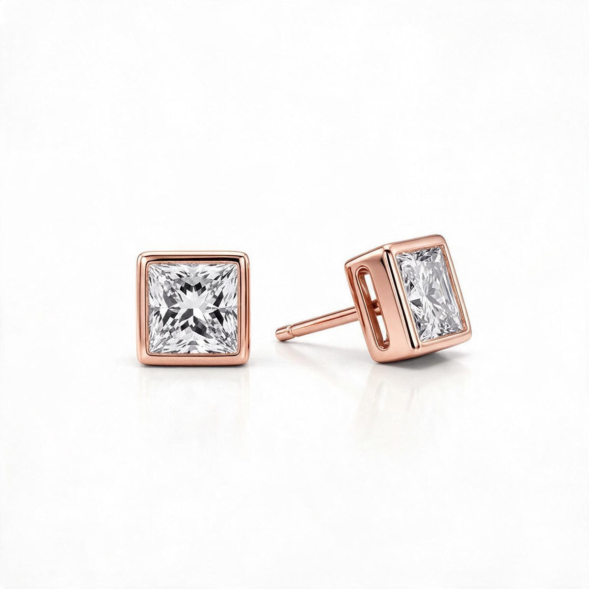 Aure Square Studs