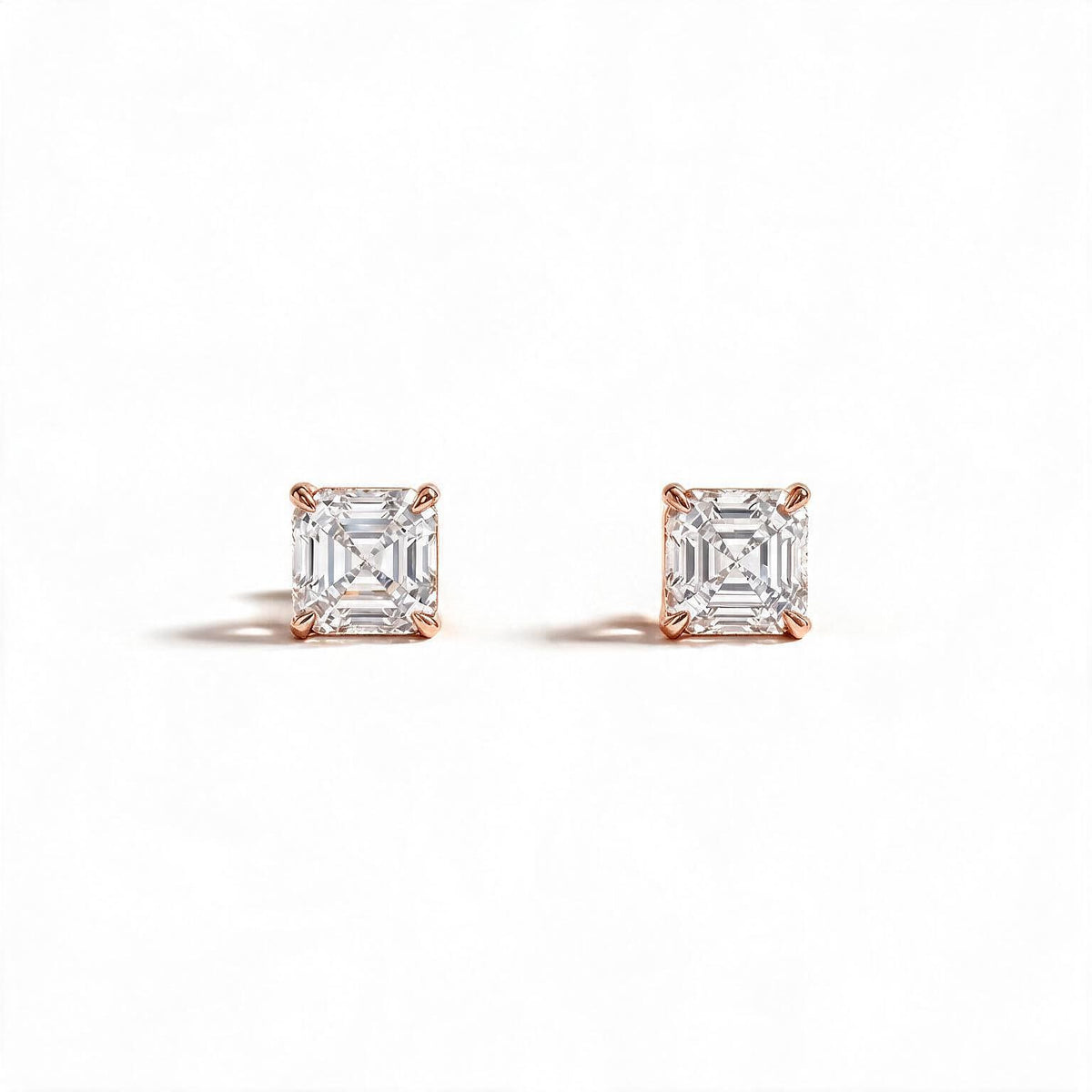 Avera Asscher Studs