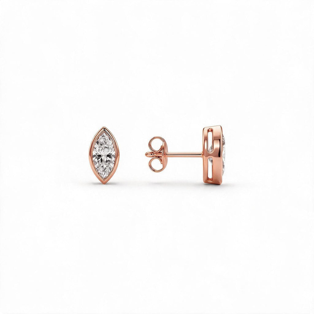 Vela Marquise Studs.