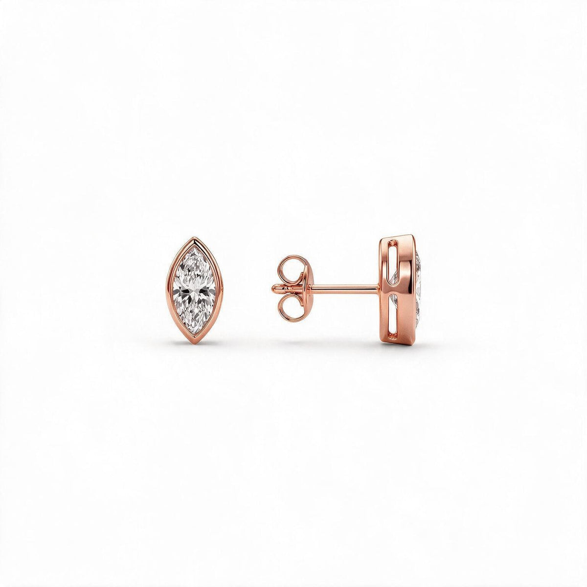 Vela Marquise Studs.