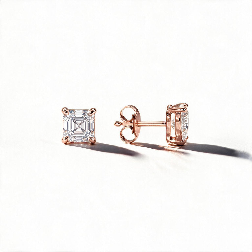 Avera Asscher Studs