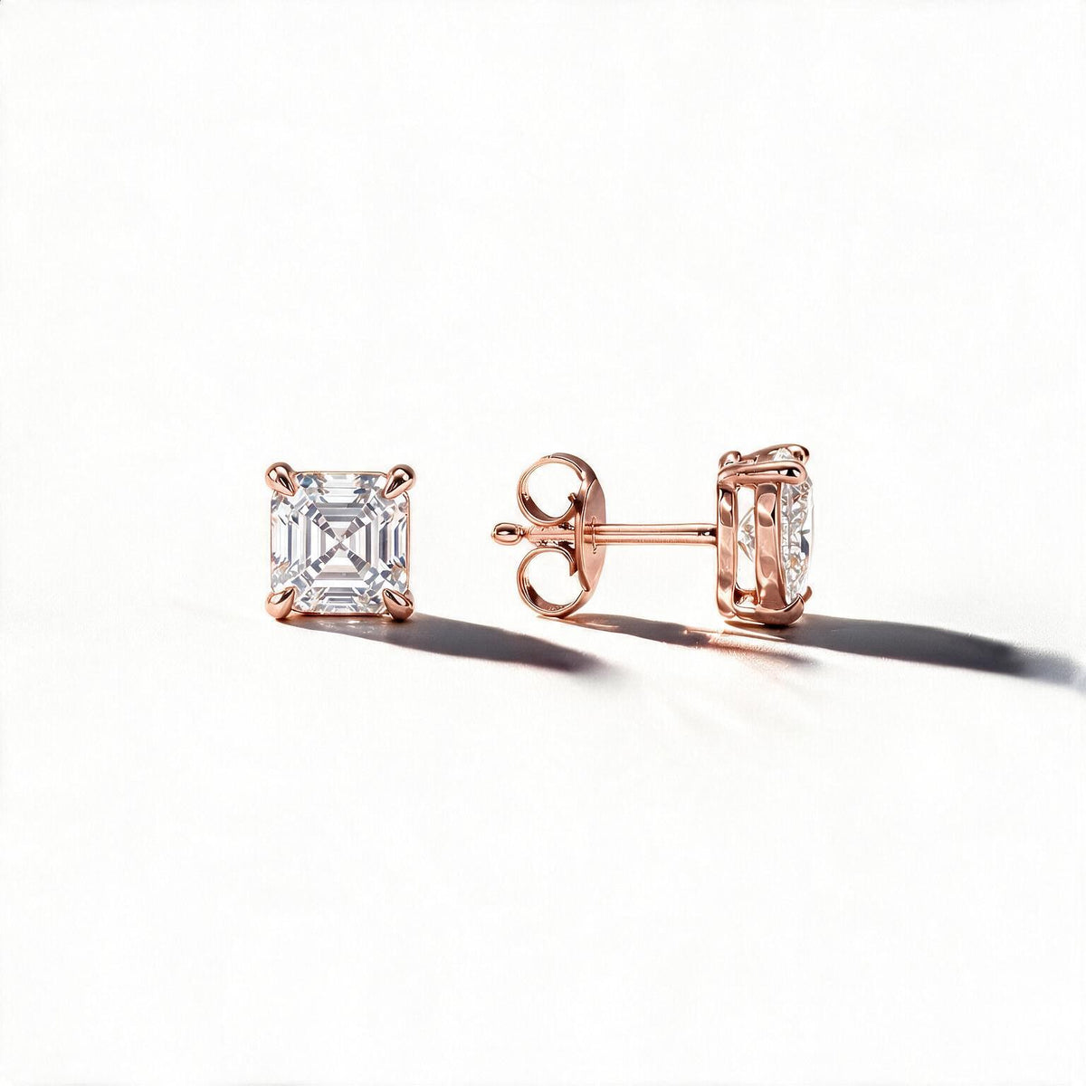 Avera Asscher Studs