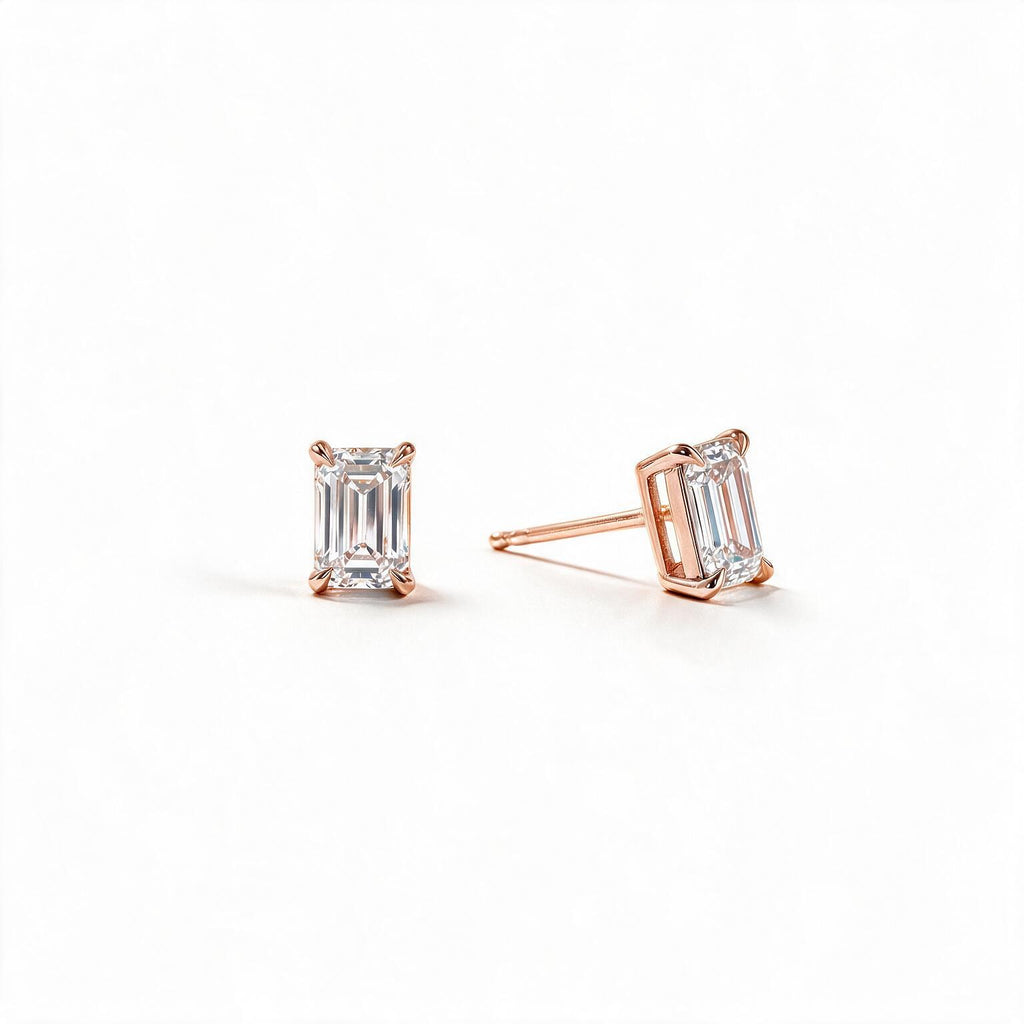 Veyra Emerald Studs