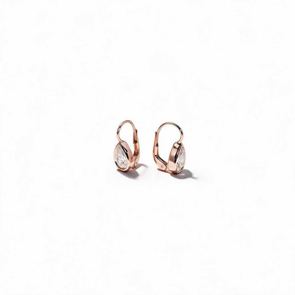 Elara Pear Bezel Drops