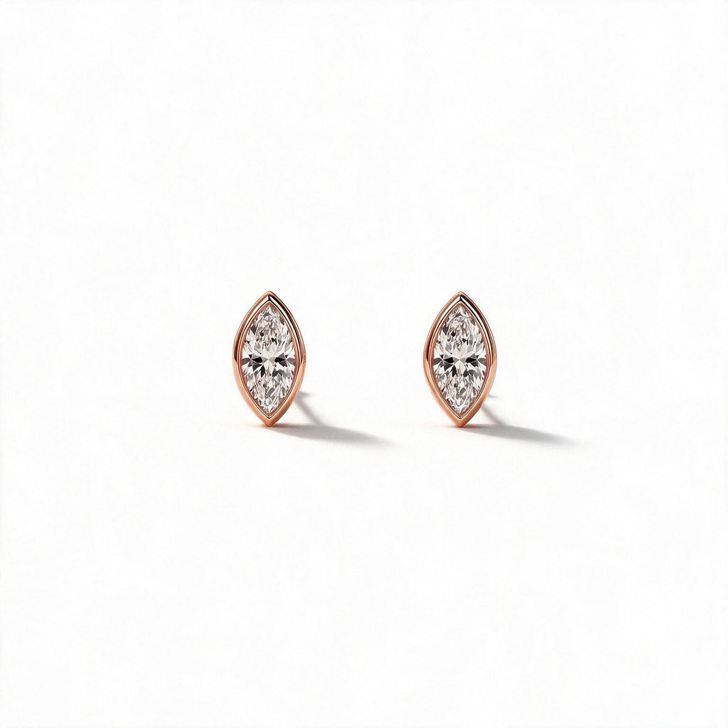 Vela Marquise Studs.