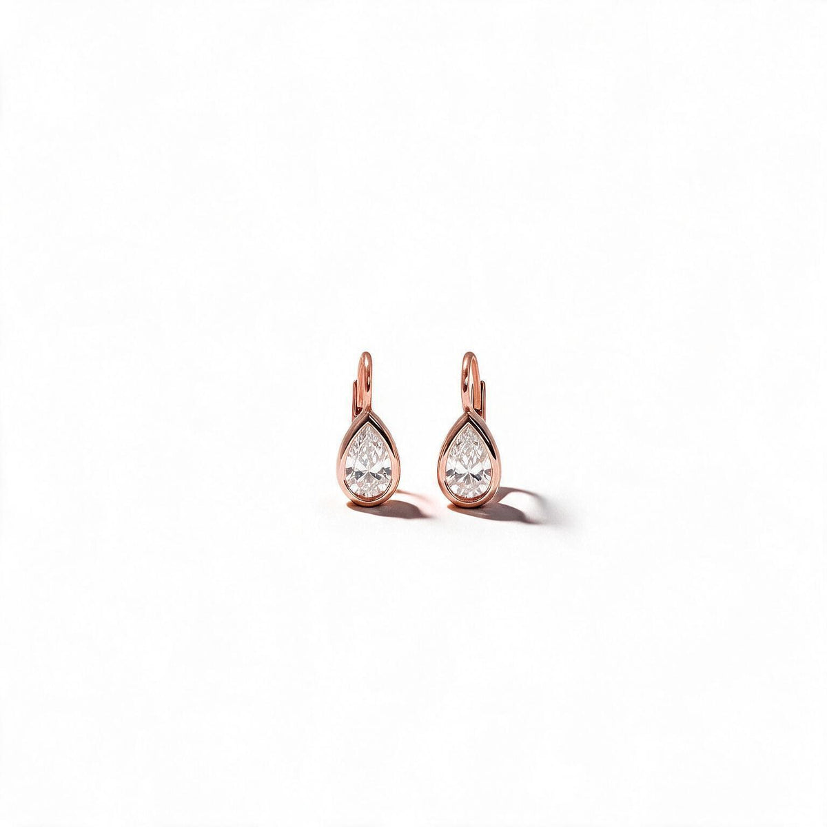 Elara Pear Bezel Drops