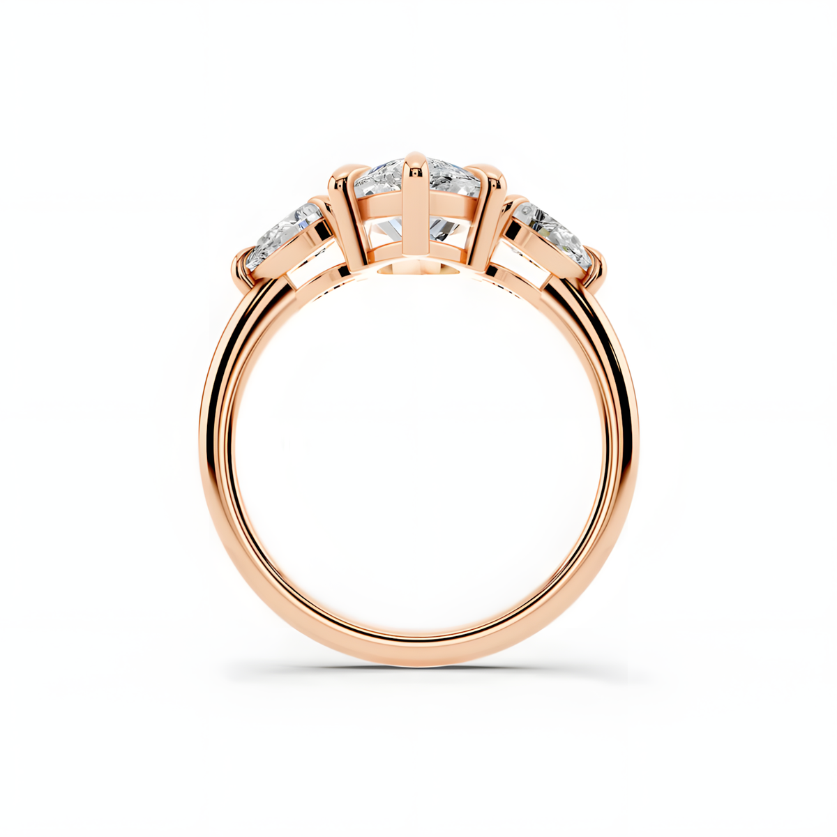 Solea Marquise Trinity Ring