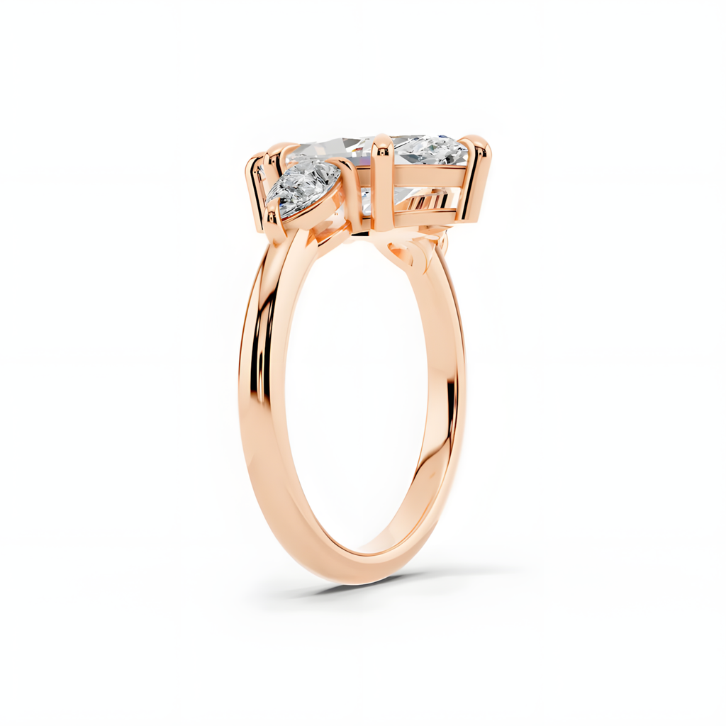 Solea Marquise Trinity Ring