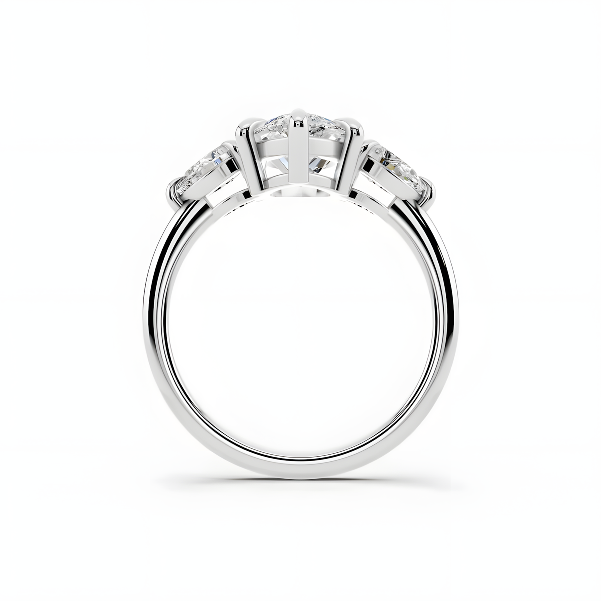 Solea Marquise Trinity Ring