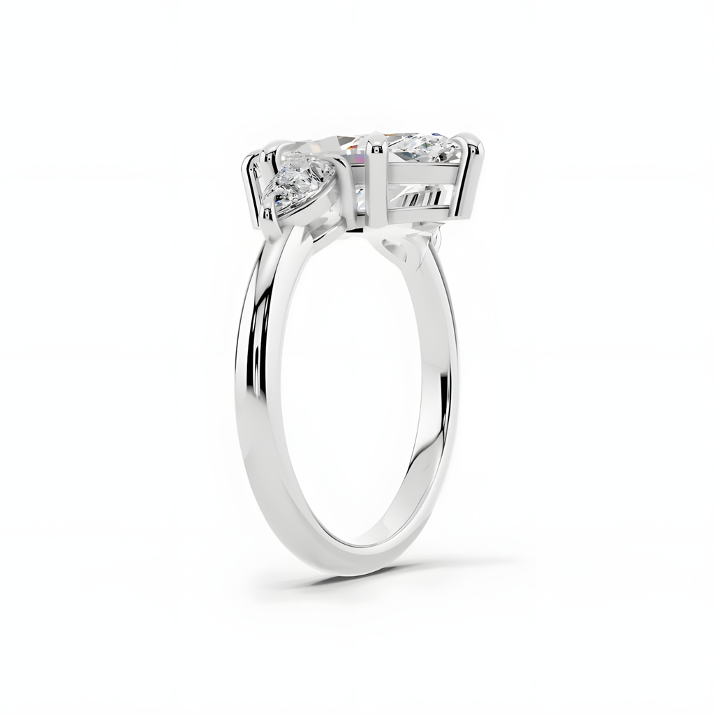 Solea Marquise Trinity Ring