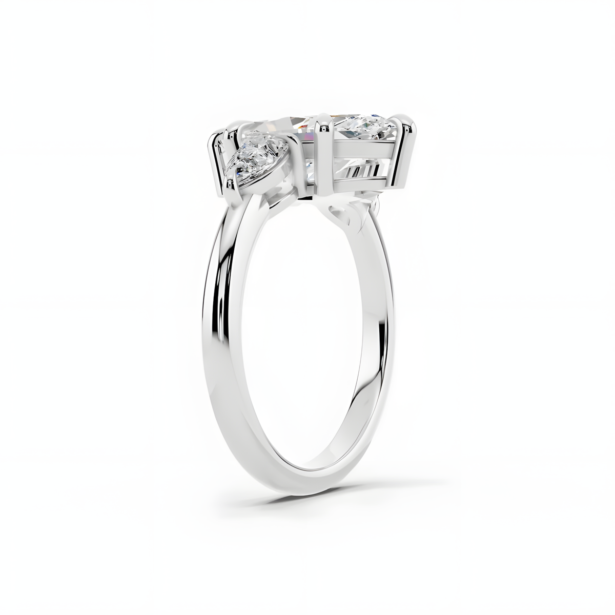 Solea Marquise Trinity Ring