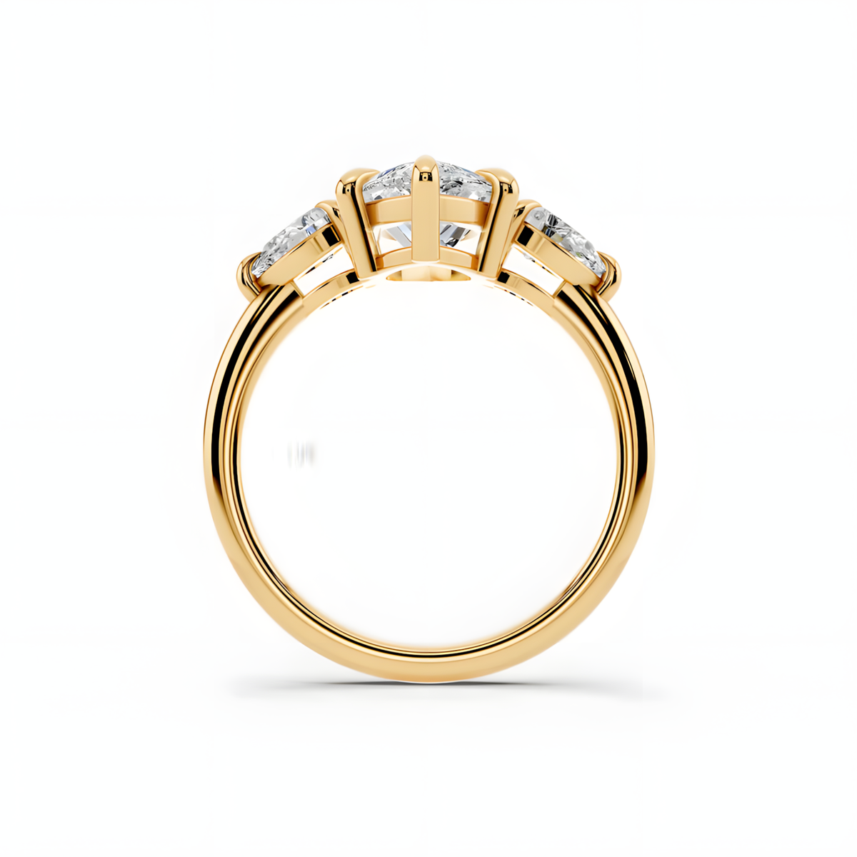 Solea Marquise Trinity Ring