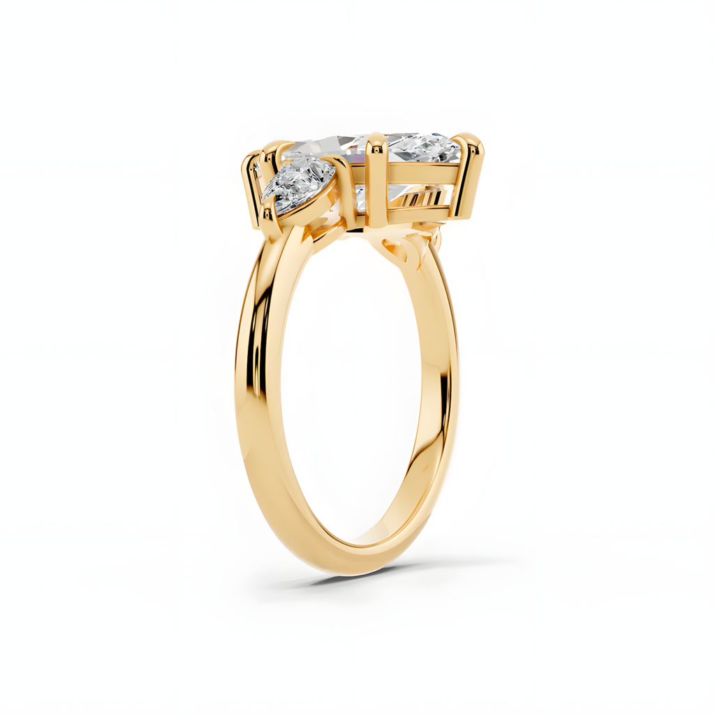 Solea Marquise Trinity Ring