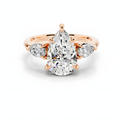 Celene Pear Trinity Ring