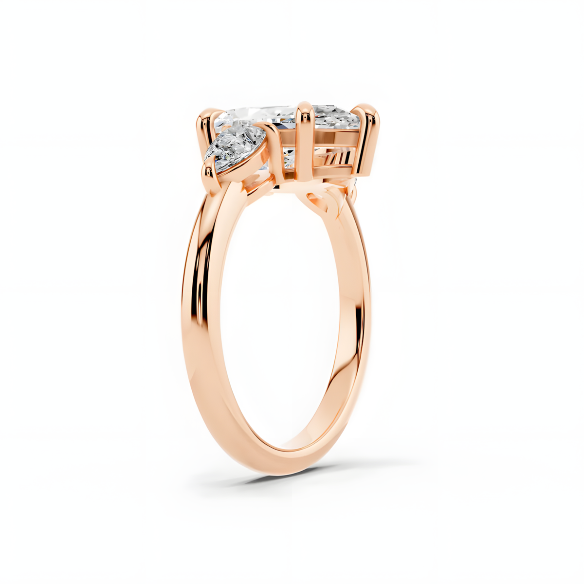 Celene Pear Trinity Ring