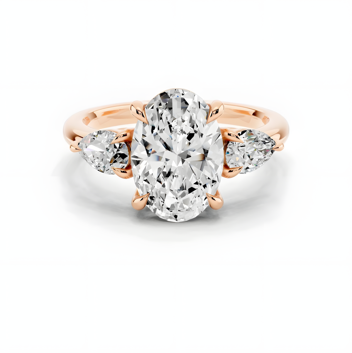Elara Oval Trinity Ring