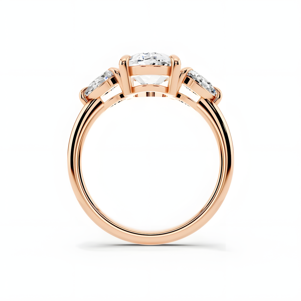 Elara Oval Trinity Ring