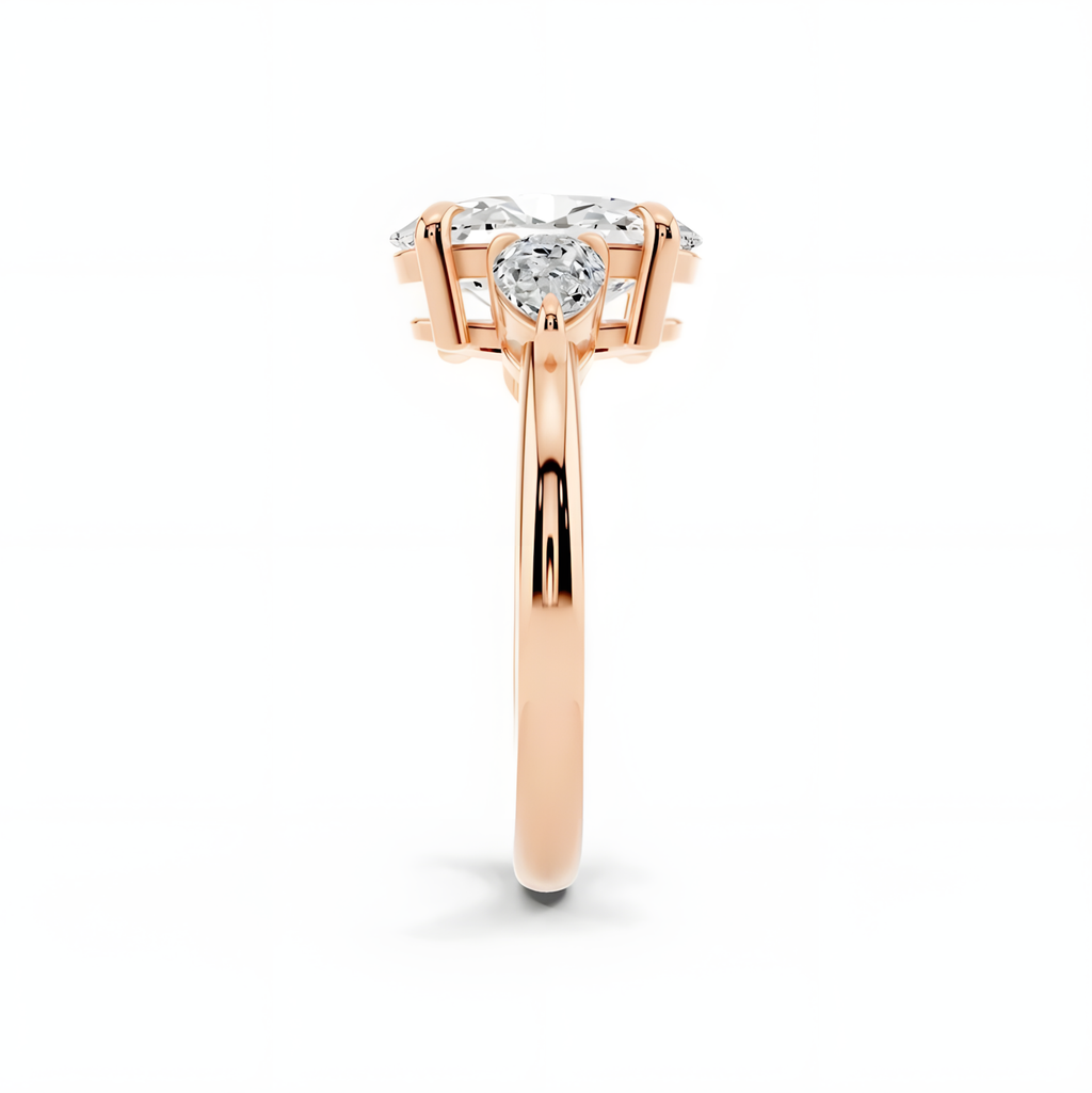 Elara Oval Trinity Ring