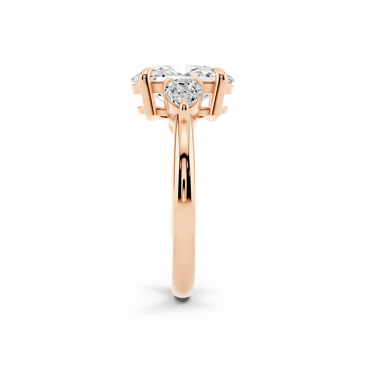 Elara Oval Trinity Ring